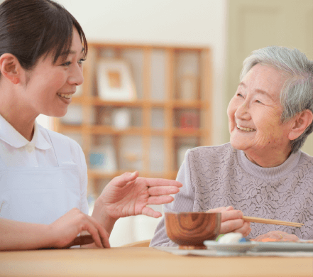 お食事の様子
