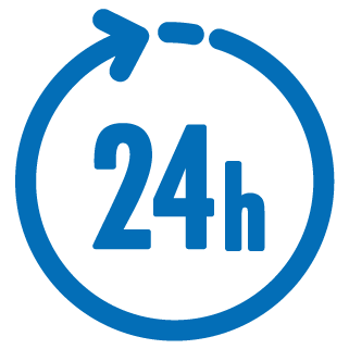 時計24時間のアイコン